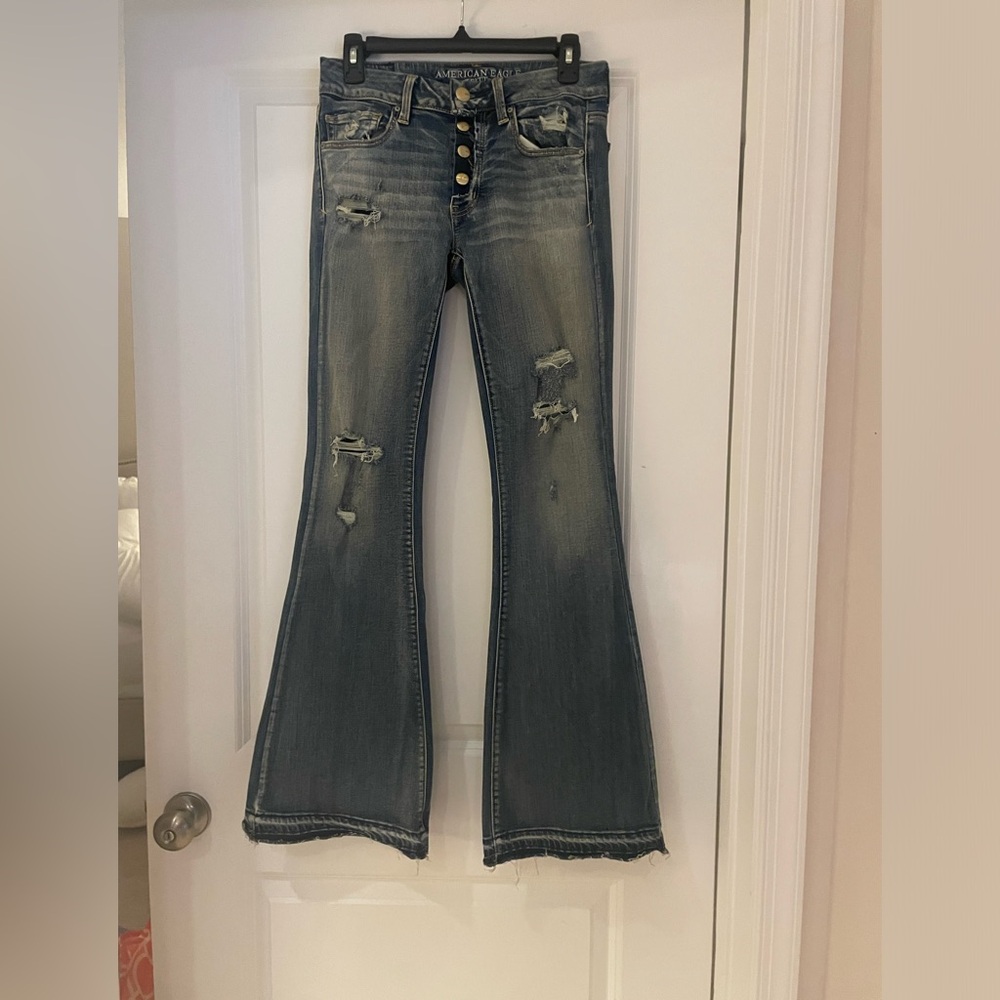 American eagle Boho flare jeans